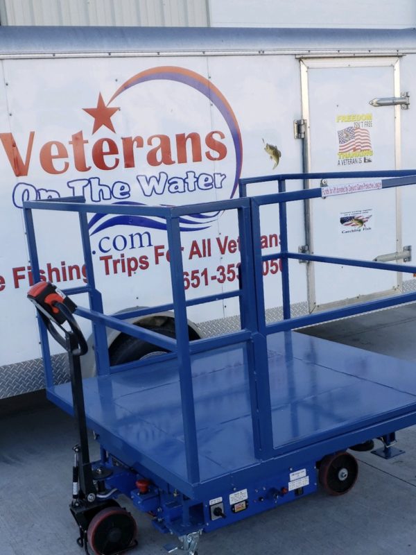 Wheelchair Accessible Lift for Veteran Fishing Trips